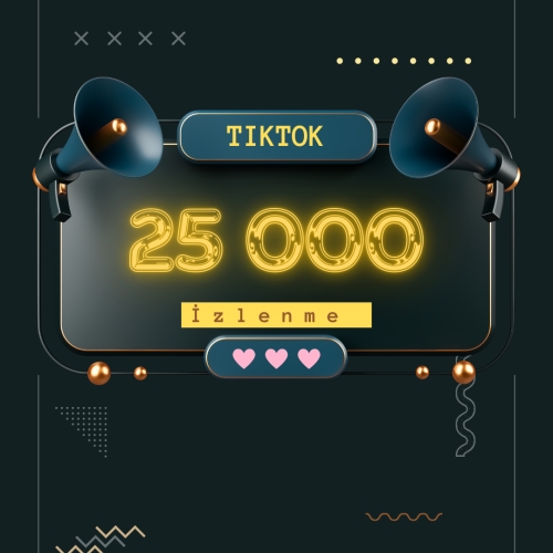  TikTok 25 000 Izlenme